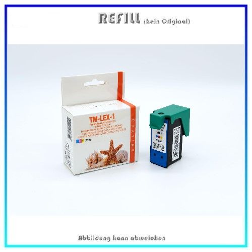 REFLEX1 Refill Tintenpatrone NR.1 Color für Lexmark - 18CX781 - Inhalt 21ml