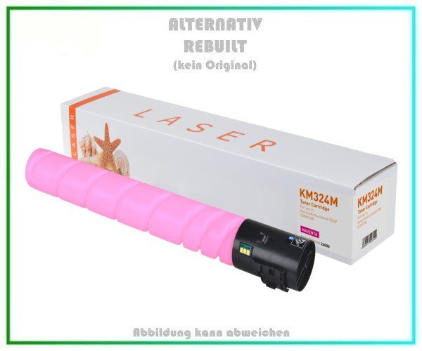 TONTN324M, Alternativ Tonerkartusche Magenta, für Konica-Minolta, A8DA350, Inhalt 26.000 Seiten, (ke