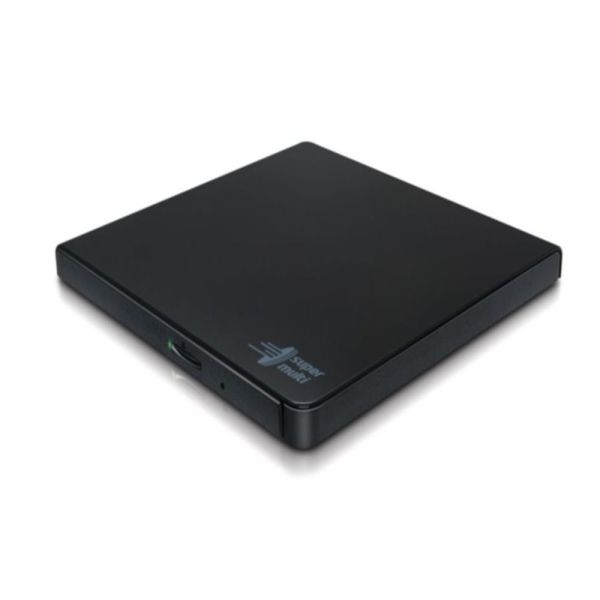 Hitachi-LG Slim Portable DVD-Brenner, DVD-R, RW+R, RW, Slim HLDS, GP57EB40, Gehäuse Farbe BLACK, Ex