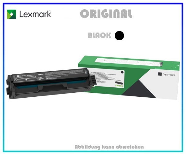 C3220K0 LEXMARK CS3324 Original Toner BLACK - Inhalt 1.500 Seiten, C3220K0.