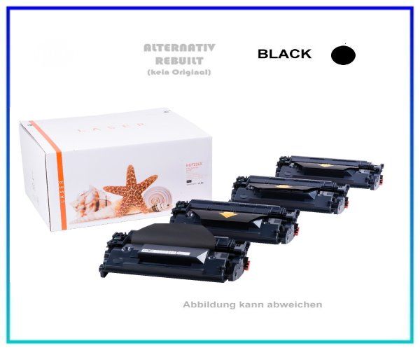4er Set, TONCF226X, CF226X, Altern. Toner Black HP Laserjet Pro M402dn, 4 X 9.000 S. (K.Original)
