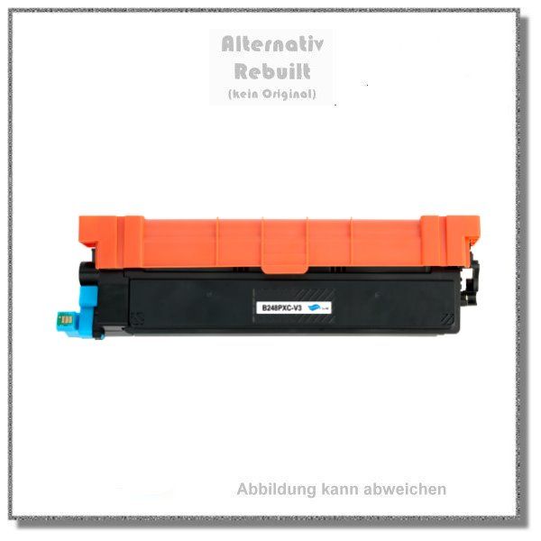 B248PXC-V3, Ersatz für TN-248XLC, Cyan, Blau Toner cartridge Brother New Build 2.3000 Seiten.