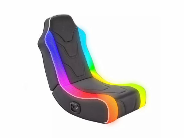 XROCKER CHIMERA Gaming Bodensessel Schwarz 5140301 PU-Leder 80kg RGB