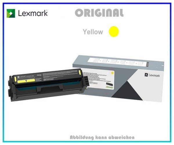 C332HY0 LEXMARK CS3226 Original Toner Yellow - Inhalt 2.500 Seiten, C332HY0.