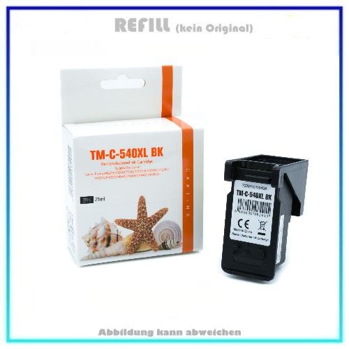 REFPG540XL Refill Tintenpatrone Black für Canon 5222B005 - PG540XL - Inhalt ca. 21ml