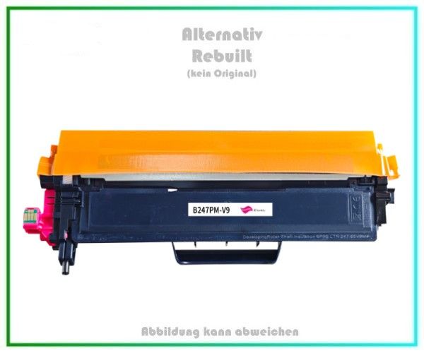 B247PM-V9, Ersatz für TN-247M, Magenta Toner cartridge, Brother New Build Inhalt: 2.300 Seiten.