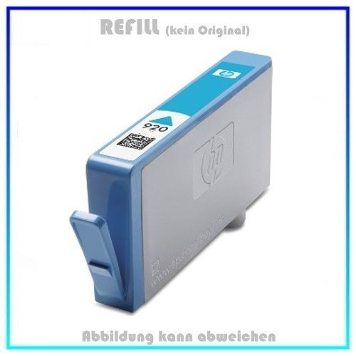 REF920CXL Refill Tinte Cyan für HP CD972AE, Inhalt 14,6ml