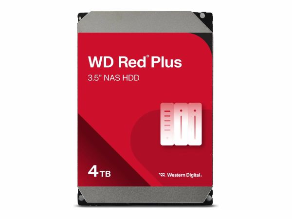 WD Red Plus 8.9cm (3.5") 4TB SATA3 5400 256MB WD40EFPX