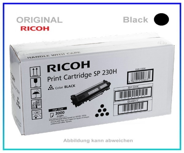 408294 RICOH Original SP230DNW CARTRIDGE BLK HC - 408294 - Inhalt 3.000 Seiten