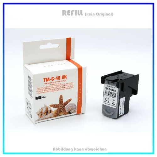 REFPG40/50 Refill Tinte Black für Canon - PG-40 / PG-50 - Inhalt 22ml.