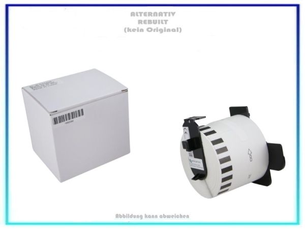 DK-22205 Alternativ Etiketten Endlos 62mm für Brother P-Touch, 30.48m, 62mm x 30,48 m, kein Original