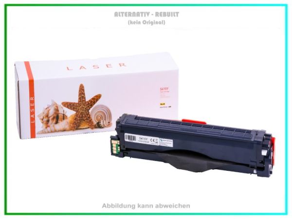 CLP415Y, Yellow Toner f. Samsung CLP415, CLX4195 - Inhalt für 1.800 Seiten, CLT-Y504S/ELS