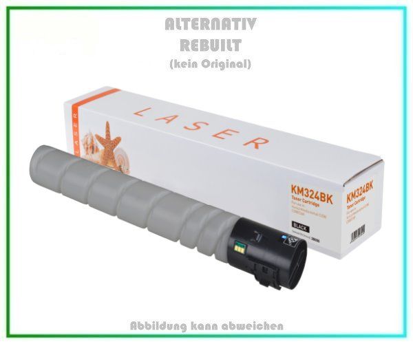 TONTN324K, Alternativ Tonerkartusche Black, für Konica-Minolta, A8DA150, Inhalt 28.000 Seiten.