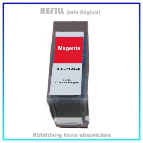 364M Alternativ Tinte Magenta für HP - CB324EE - Inhalt 14,2ml, mit Chip.