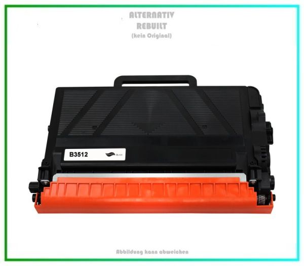 B3512 Ersatz für TN-3512 Schwarz Toner cartridge Brother New Build 12.000 Seiten
