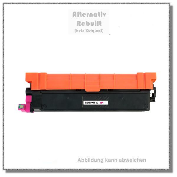 B248PXM-V3, Ersatz für TN-248XLM, Magenta, Rot Toner cartridge Brother New Build 2.3000 Seiten.