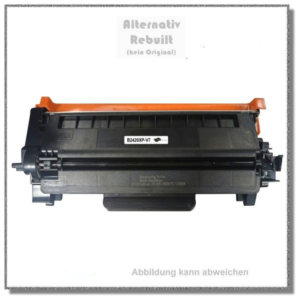 B2420XP-V7, Ersatz für TN-2420, Black, Toner cartridge, Brother New Build, Inhalt 6.000 Seiten.