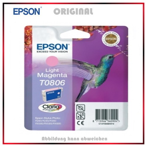 T080640 - C13T08064010 - Epson Original Light-Magental Tintenpatrone - C13T08064011 - C13T08064010