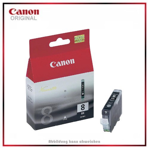 CLI8BK - 0620B001 - Black - Original Tintenpatrone f. Canon Pixma IP 4200 - IP 5200 - IP 6600 - MP 5