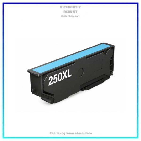 BULK T250XLLC, Alternativ Tinte Light Cyan für Epson, C13T16P54010, Inhalt: 13ml. (Kein Original).