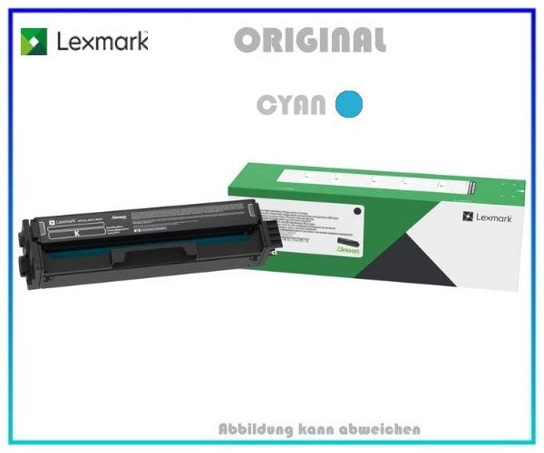 C3220CO LEXMARK CS3324 Original Toner Cyan - Inhalt 1.500 Seiten, C3220C0.