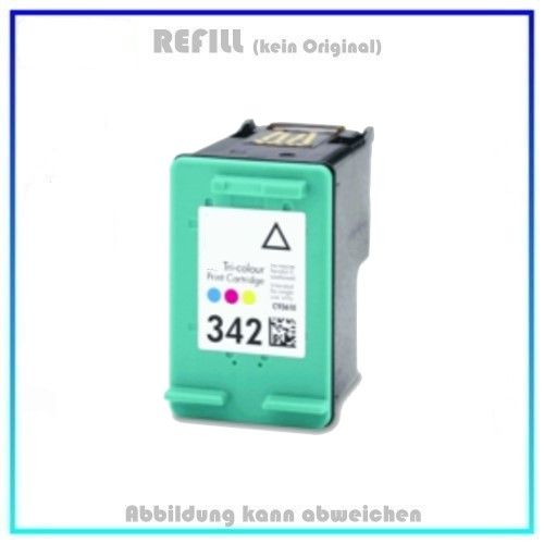 REF342 Refilltintenpatrone Color, 342, (C9361) - 15 ml, passend für HP Desjet 6540