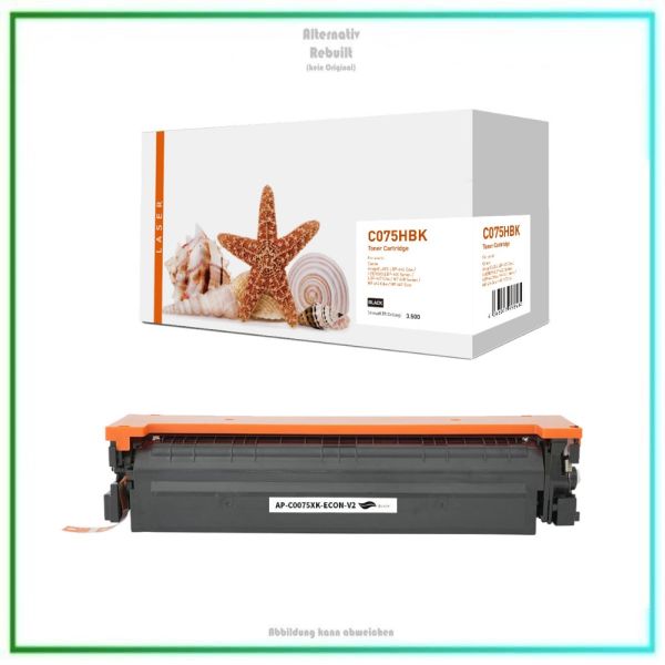 TON075HBK, Alternativ Tonerkartusche Black für Canon 6369C002, i-SENSYS MF667Cdw, Inhalt: 3.500 Seit