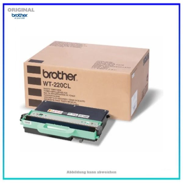 WT220CL, Original BROTHER Resttonerbehälter, WT220CL, Kapazität für 50.000 Seiten.